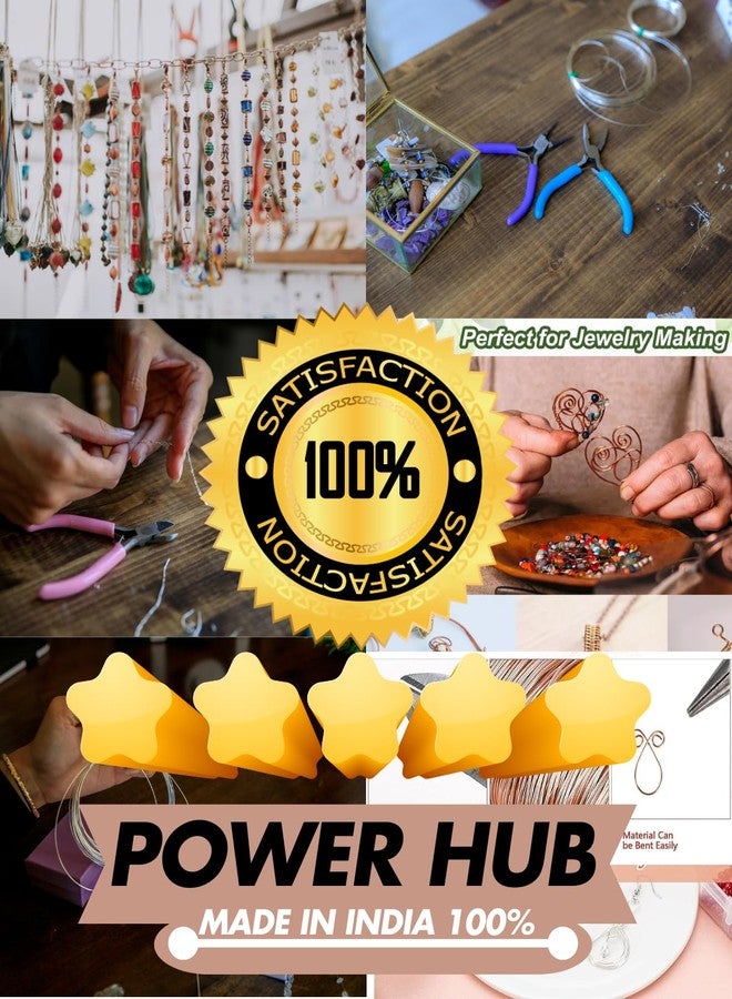 POWER HUB 10 Meter - 19 Gauge (1.02mm) Bare Copper Wire - 99.9% Pure - Dead Soft - Shiny - without Enameled - DIY Craft Jewellery - Image 3